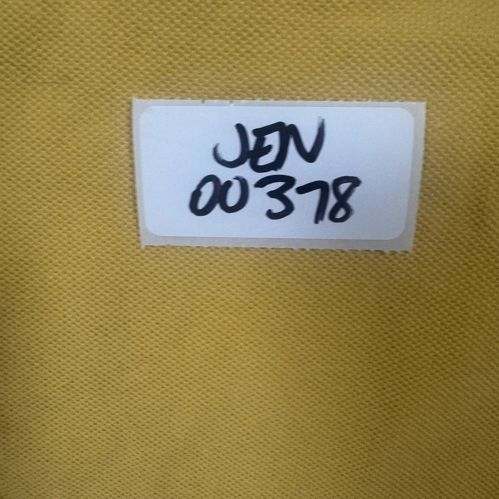 Polo Ralph Lauren Classic Fit Polo Shirt Large Yellow Cotton Blue Pony Logo